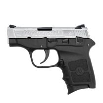Smith & Wesson Bodyguard 380 ACP 2.75", Engraved Stainless, Black