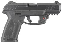 RUG 3816 SECRTY9 9MM 4 VIR RED LSR 15R BLK