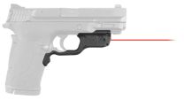 Crimson Trace 0198701 Laserguard  Fits S&W M&P 22/380EZ Shield/9EZ Shield, Red Laser Black Polymer