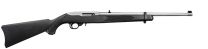 Ruger 10/22 22 LR 18.5", Clear Stainless, Black
