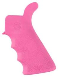 Hogue AR-15 Beavertail Grip W/Finger Grooves, Pink