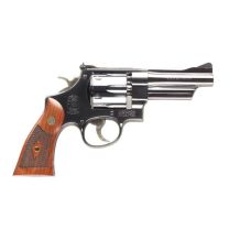 Smith & Wesson Model 27 357MAG 4", Stainless/Wood