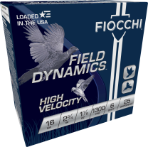 Fiocchi Upland HV 2-3/4" 16GA #6 1-1/8oz