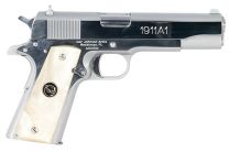 Iver 1911A138CHRWP 38SUP 5IN Gvrn Chrm/pearl