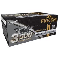 Fiocchi 12 GA Inert Loads, For Training Only, Will Not Fire, No Primer, Has 1 1/8 Oz of Shot. 2.75" 10 Round Box