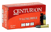 Centurion Ammo 22 LR 38GR Lead-HP1280FPS