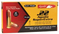 Aguila Ammo Super Extra 22 LR 40GR, 1250 FPS, 50-Pack