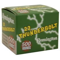 Remington Ammo 22 LR 40GR Thunderbolt, 500-Pack