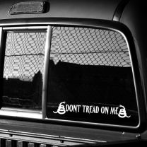 Don't Tread on Me Decal 2"x12"- Sticker