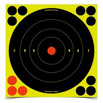 Birchwood Casey Shoot-N-C Targets 8" Bulls-Eye Self Adhesive, 30 Pack
