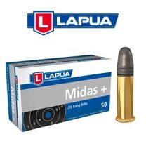 Lapua Midas+ .22LR 40GR LRN, 50-Pack