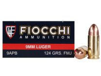 Fiocchi Ammo Shooting Dynamics 9mm 124GR