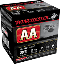 Winchester AA 2-3/4" 28GA #9 3/4oz