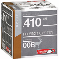 Aguila .410GA #00 Buckshot HV, 25-Pack
