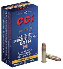 CCI Ammo Quiet-22 .22LR 40GR SHP, 50-Pack