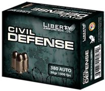 Liberty Ammo Civil Defense 380 ACP 50GR
