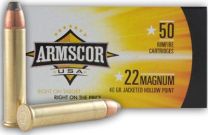 Armscor .22Mag 40GR JHP, 50-Pack