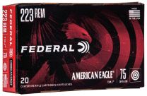 Federal American Eagle .223Rem 75GR TMJ, 20-Pack