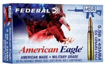 Federal American Eagle 5.56NATO 55GR FMJ BT