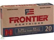 Hornady Frontier 5.56NATO 55GR HPM, 20-Pack