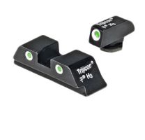 Trijicon Night Sights Glock 17, 17L, 19, 22, 23, 24, 25, 26, 27, 28, 31, 32, 33, 34, 35, 37, 38 and 39, Green Front & Rear