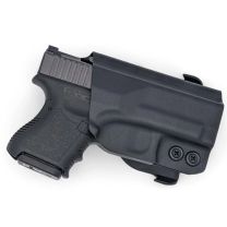 Concealment Express Glock 26/27/33 (Gen 1-5) OWB Kydex Paddle Holster, Black