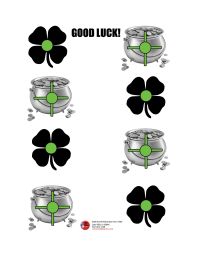 Red Dot St. Patrick's Good Luck Target
