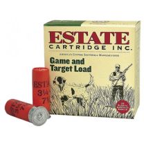 Estate Ammo Game & Target 20GA 2.50 7/8 Oz #8, 25 Rounds