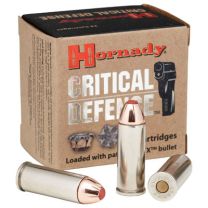 Hornady Ammo Critical Defense 9mm 115GR JHP FTX, 25-Pack