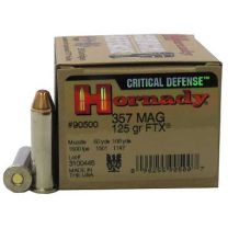 Hornady Ammo Critical Defense 357 MAG 125GR