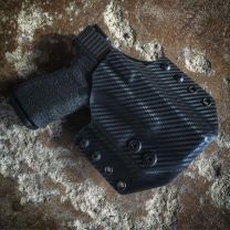 Corso Concealment OWB Right Hand Springfield XDM 4.5, for 1.5" Belt, used with TruGlo Tru-Point, Black