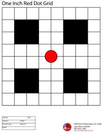 Red Dot Classic One Inch Grid