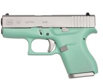 Glock 43 9mm 3.39", Robins Egg Satin, Aluminum