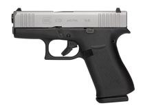 Glock 43X 9MM 3.39", Black, Silver, Amerigo Night Sights