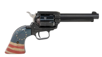 Heritage Rough 22 LR 4.75 ", Blued, Betsy Ross Flag Grips