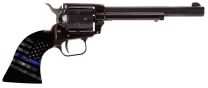 Heritage Rough Rider Small Bore 22LR 6.5", Black Cocobolo American Flag with Thin Blue Line