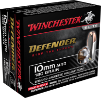 Winchester Defender 10mm 180GR BJHP, 20-Pack