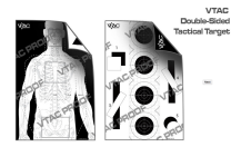 Viking VTAC Double Sided Tactical Target- Paper, 10-Pack