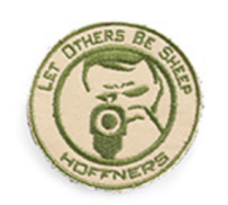 Brian Hoffner Attitude Patches, "Let Others Be Sheep Hoffners"