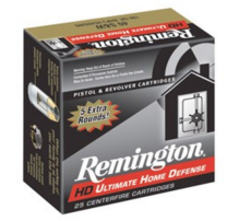 Remington Ultimate Home Defense 380 ACP 102GR BJHP, 25-Pack
