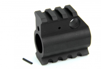 TacFire AR15/.750 High Pro Gas Block-Mil-Spec W/Top/Bottom Rail, Black