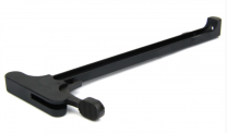 TacFire AR15/.556 Mil-Spec Charging Handle Aluminum W/Extended Steel Latch Version 2, Black