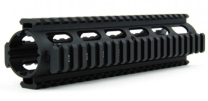 TacFire AR15 Quad Rail 9"(2-Piece Drop-In) Black