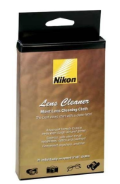 NiKON Lens Cleaner Wet Cloth, 21-Pack