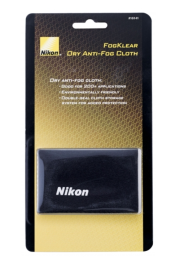 NiKON Fog Clear Anti-Fog Cloth, Microfiber