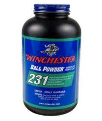 Winchester 231 Powder for 9MM, 45 ACP, 38 SPEC, 1 Pound