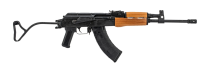 Century Arms WASR10 AK 7.62x39, Black/Paratrooper Folding Wood Stock