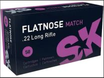 SK Flatnose Match .22LR 40GR LFN, 50-Pack