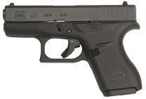 Glock 43 9MM 3.4", Black