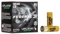 Federal Upland 2-3/4" 20GA 3/4oz Steel #6, 25-Pack